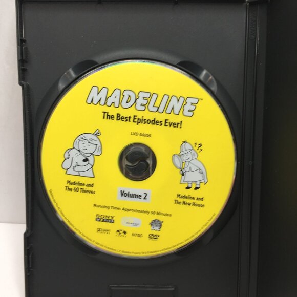Set 2 DVD Madeline's Adventures 4 Episodes Pirates Gypsies 40 Thieves New House - Picture 7 of 9